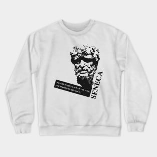 Stoicism. Aphorisms. Seneca Crewneck Sweatshirt